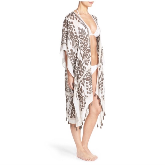 Nordstrom Fringed Swim Coverup - Picture 2 of 6